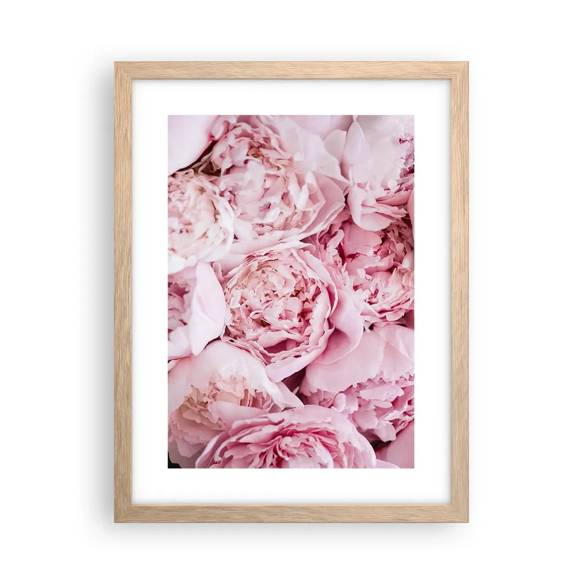 Poster in light oak frame - Cuddly and Fragrant - 30x40 cm