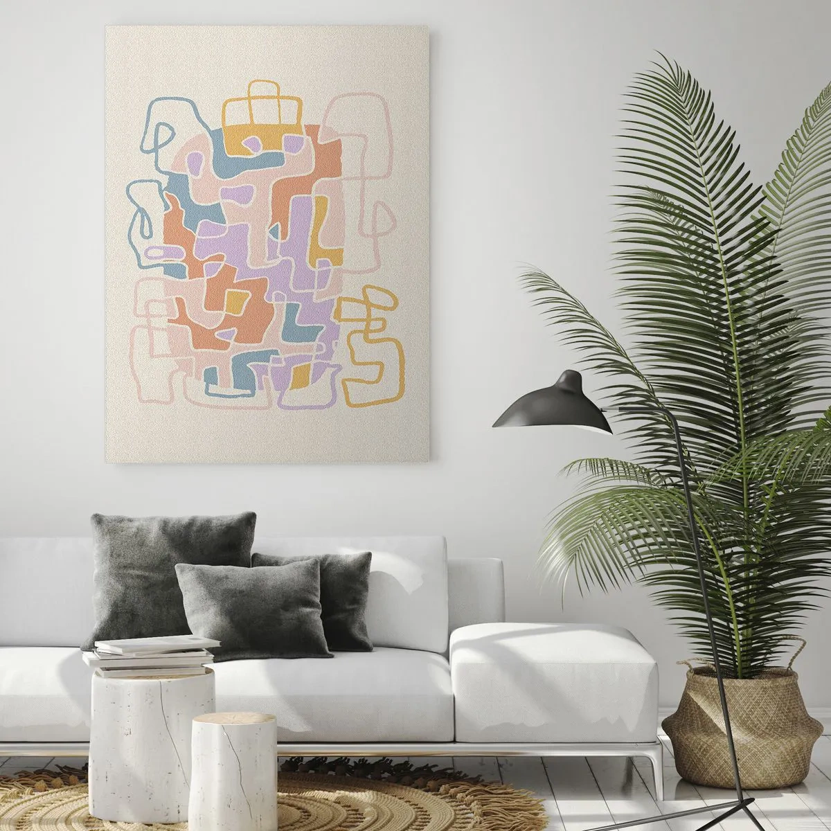 Glass picture - Maze - Joyful Adventure - 50x70 cm