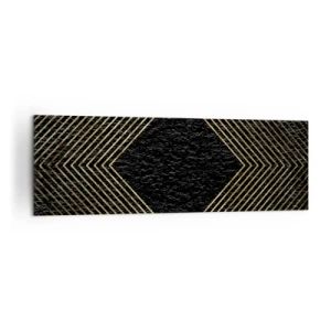 Canvas picture - Geometry Glamour Style - 160x50 cm