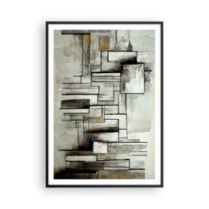 Poster in black frame - Power of Simplicity - 70x100 cm