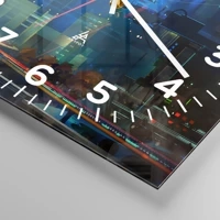 Clock face with numbers