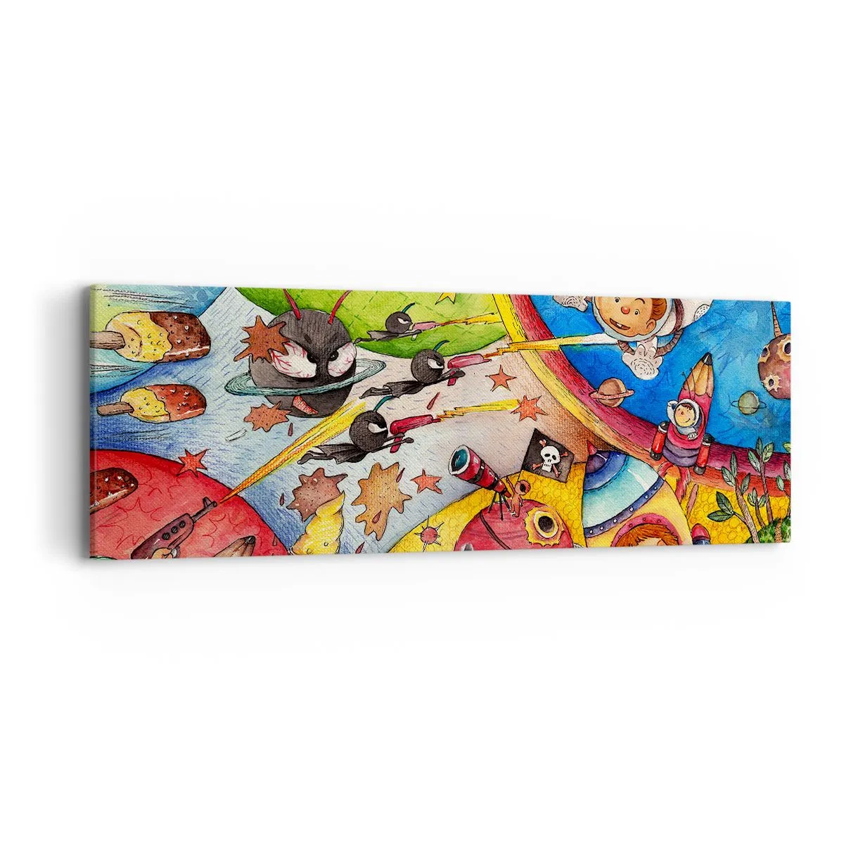 Canvas picture - Great Space Adventure - 90x30 cm