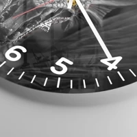 Clock face with numbers