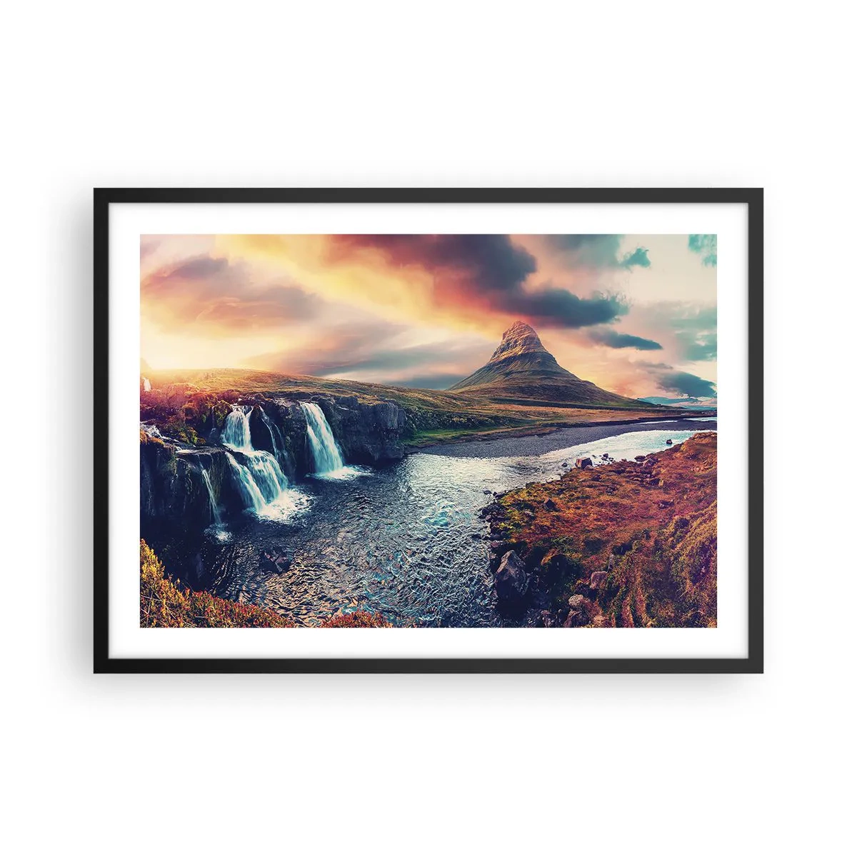 Poster in black frame - In Majesty of Nature - 70x50 cm