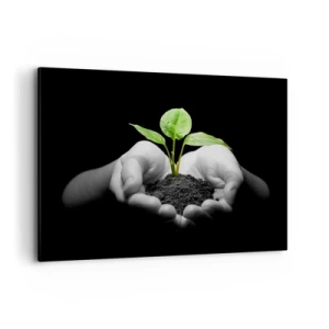 Canvas picture - I Love Nature, I Protect It - 100x70 cm