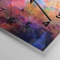 Clock face with numbers