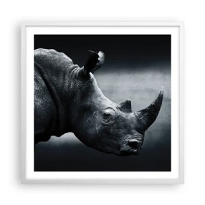 Poster in white frmae - Right Profile - 60x60 cm