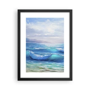 Poster in black frame - It Brings Bliss - 30x40 cm