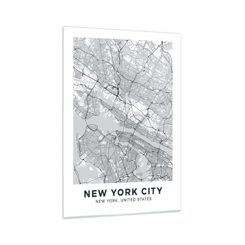 Glass picture - Anatomy of Metropolis - 70x100 cm