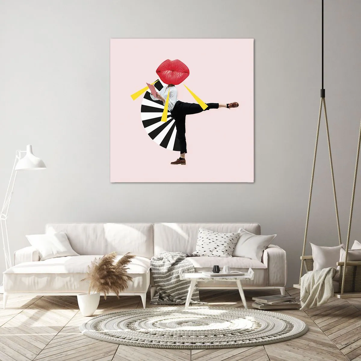 Canvas picture - Surrealistic Pop-Art. - 50x50 cm