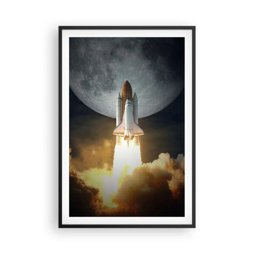 Poster in black frame - Beginning of Unearthly Adventure - 61x91 cm