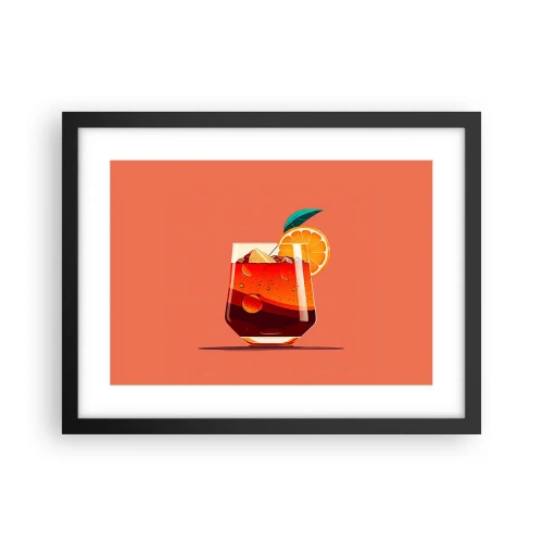 Poster in black frame - Summer Refreshment - 40x30 cm