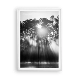 Poster in white frmae - Unstoppable Sun - 70x100 cm