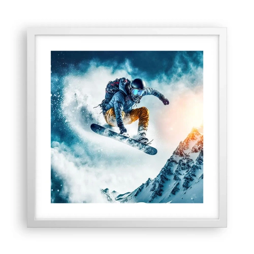 Poster in white frmae - Extreme Emotions - 40x40 cm