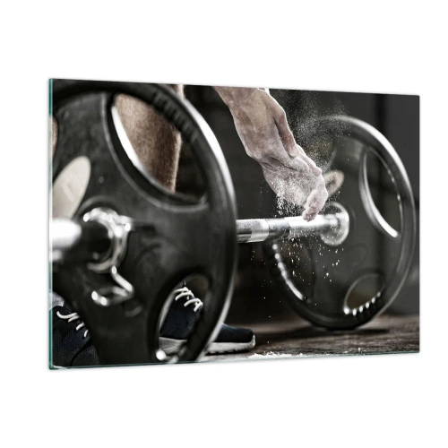 Glass picture - Challenge Accepted! - 120x80 cm