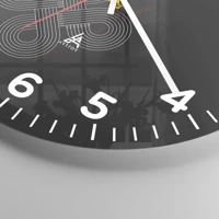 Clock face with numbers