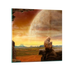 Glass picture - Love Is the Same Everywhere - 40x40 cm