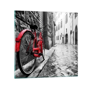 Glass picture - Real Beauty Does Not Age - 40x40 cm