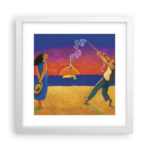 Poster in white frmae - More than a Star from the Sky - 30x30 cm