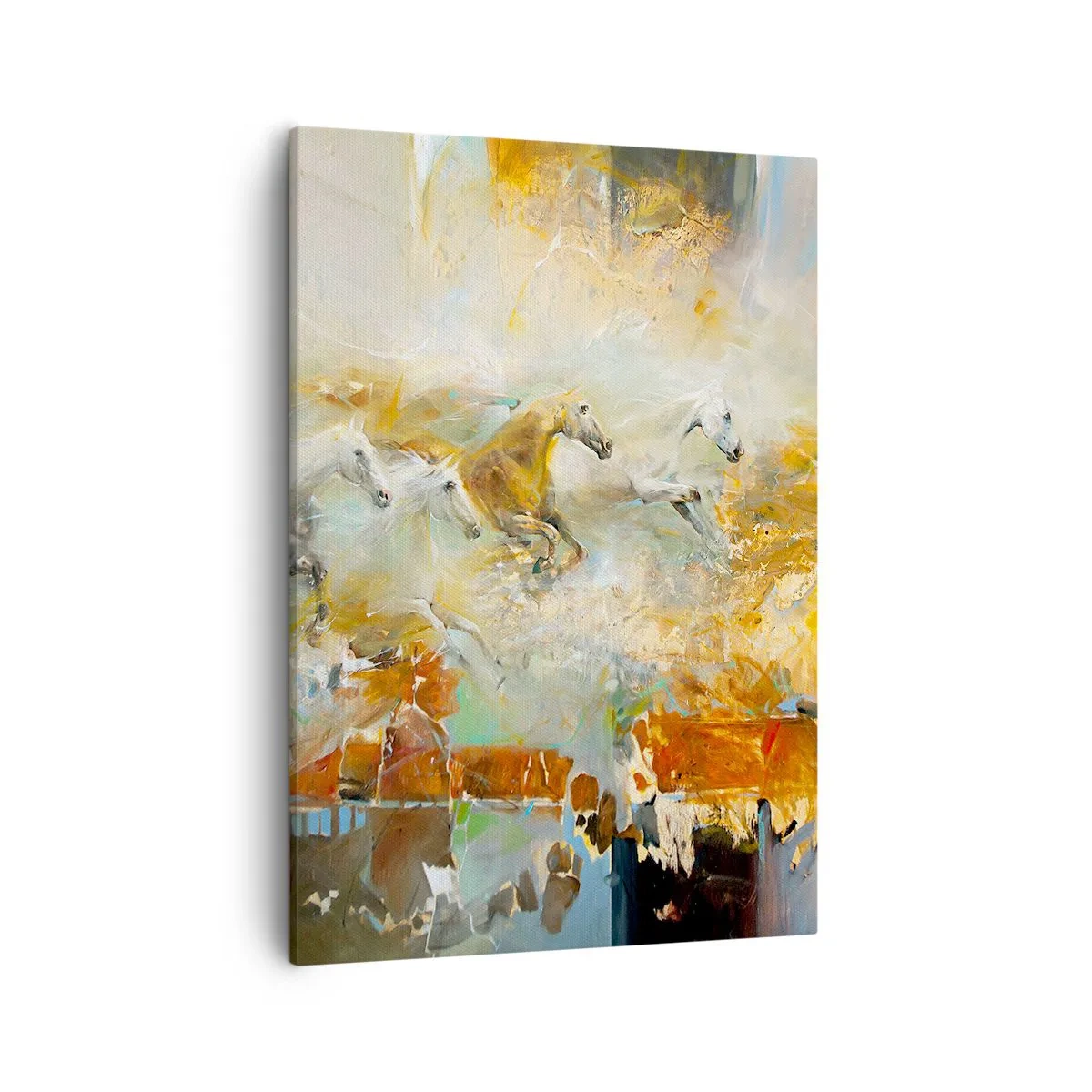 Canvas picture - Gallopping through the World - 50x70 cm
