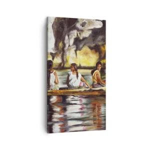 Canvas picture - Polinesian Paradise - 45x80 cm
