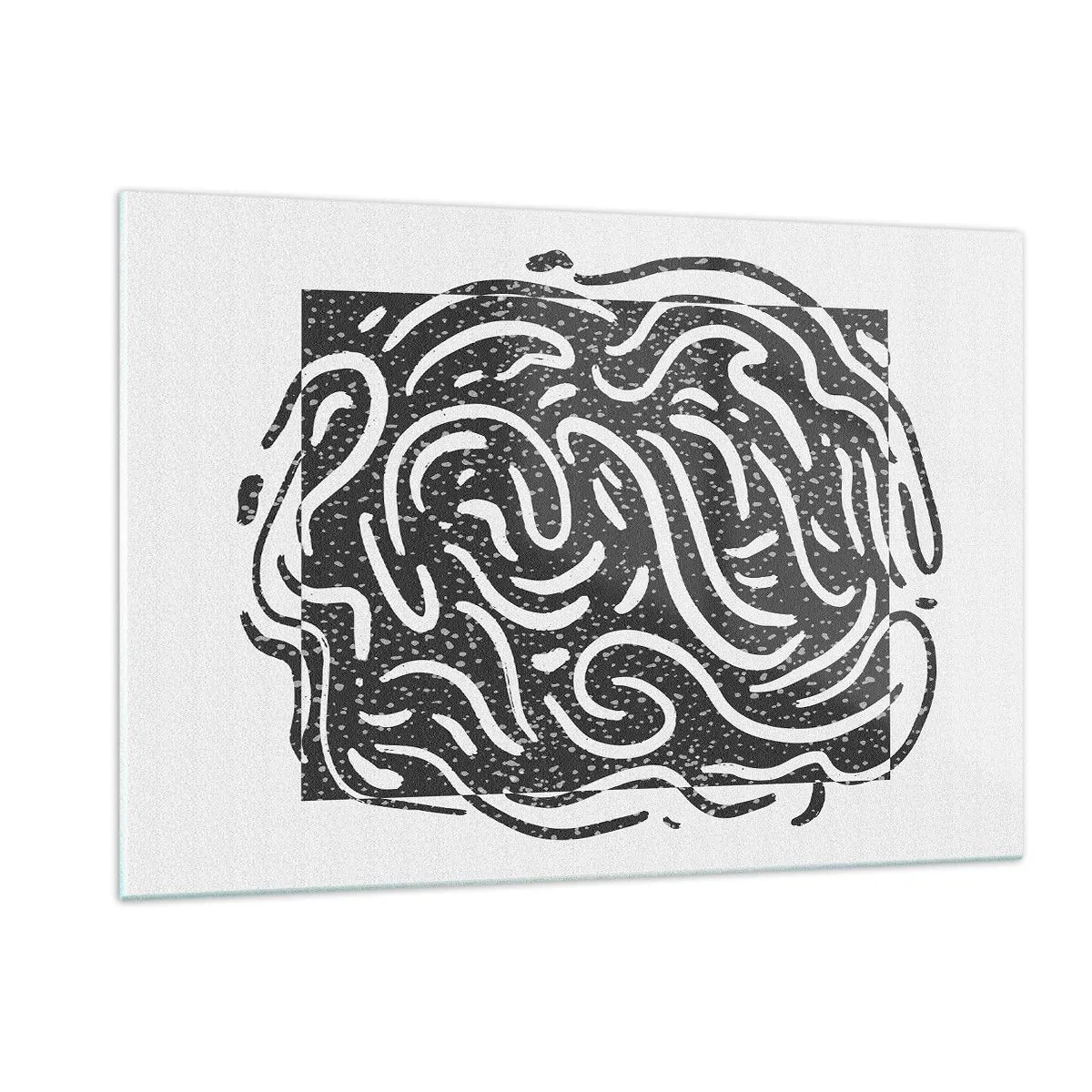 Glass picture - Abstract: Dance of Joy - 120x80 cm