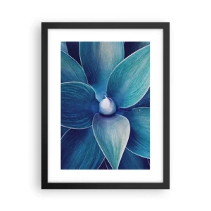 Poster in black frame - Blue from the Sky - 30x40 cm