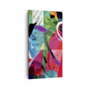 Canvas picture - Fast, Vividly and Jamming - 55x100 cm