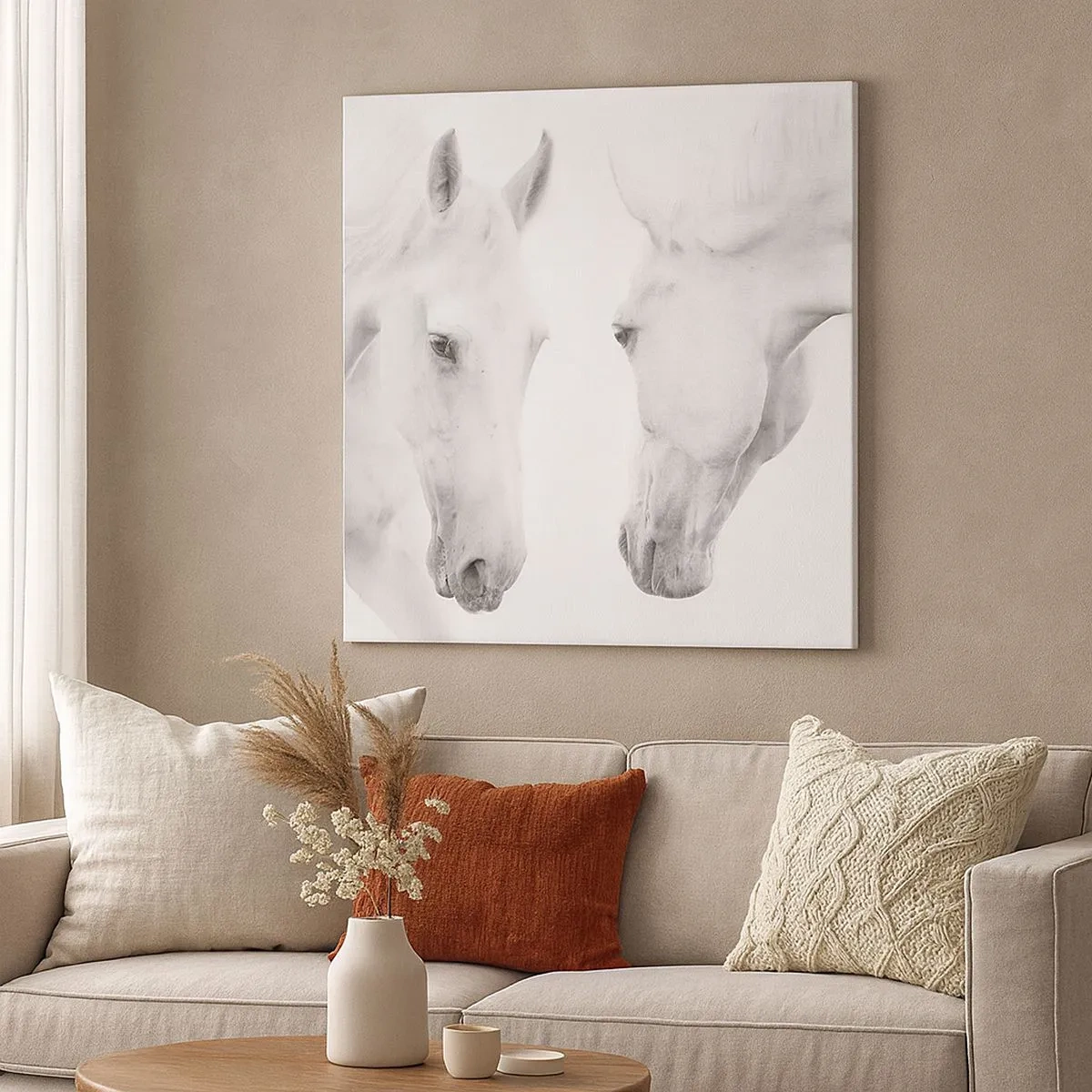 Canvas picture - Is this friendship…? - 30x30 cm