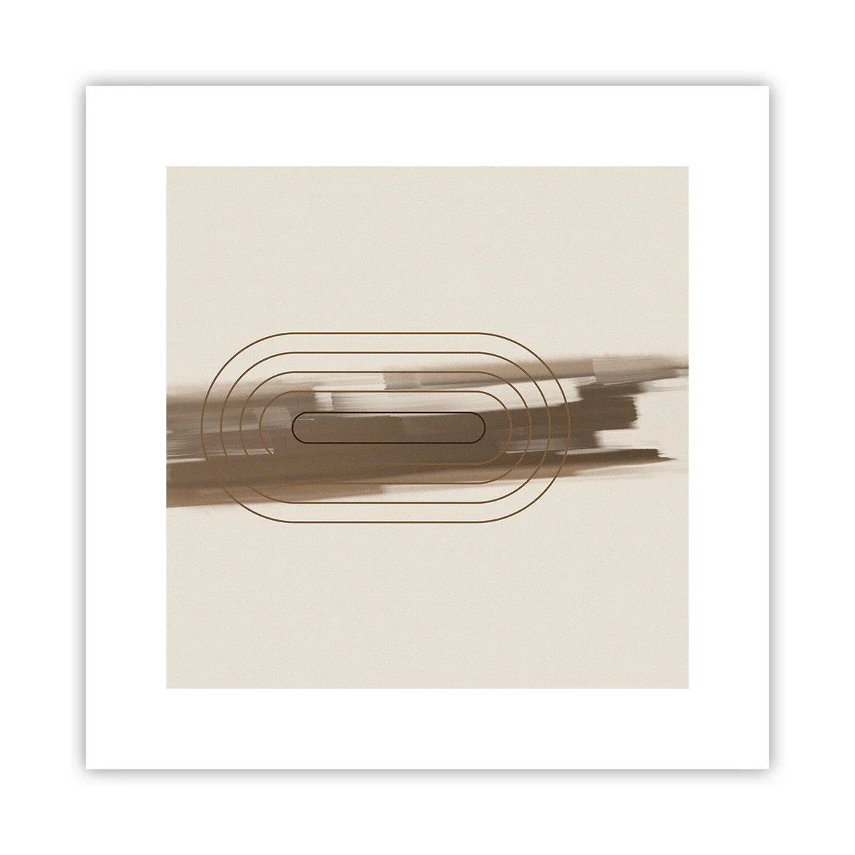 Poster - Blast of Grey - 30x30 cm