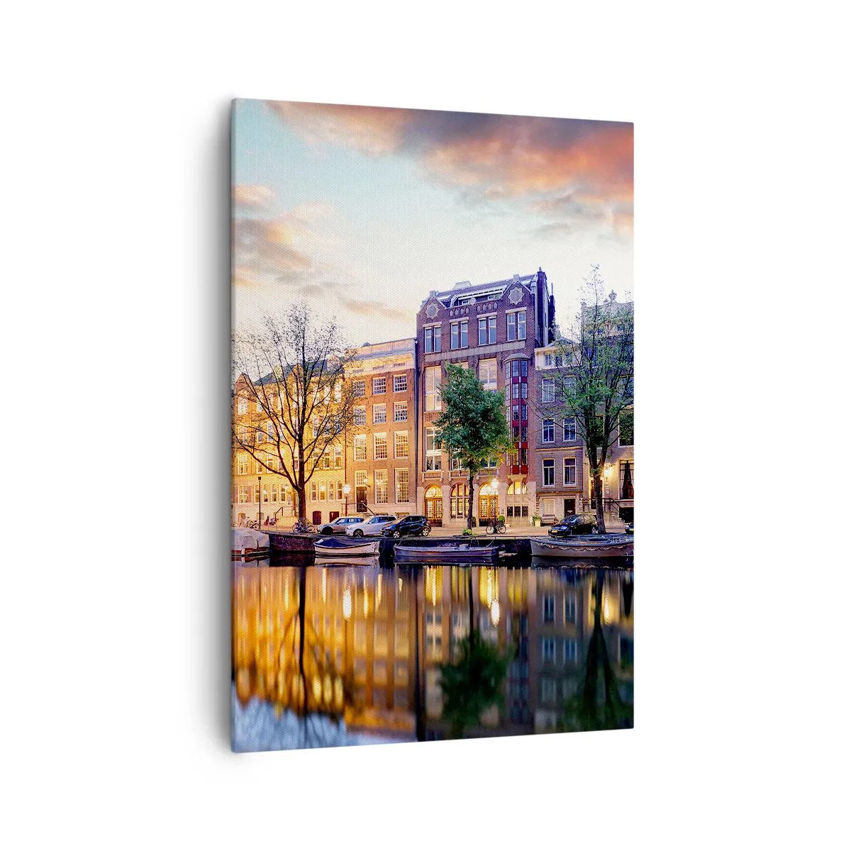 Canvas picture - Reserved and Calm Dutch Beaty - 70x100 cm