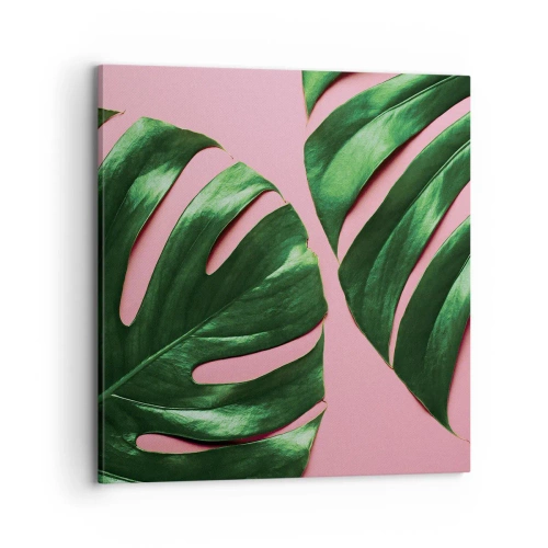 Canvas picture - Green Rendezvous - 70x70 cm