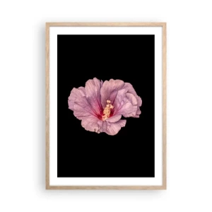 Poster in light oak frame - Straight from the Heart - 50x70 cm