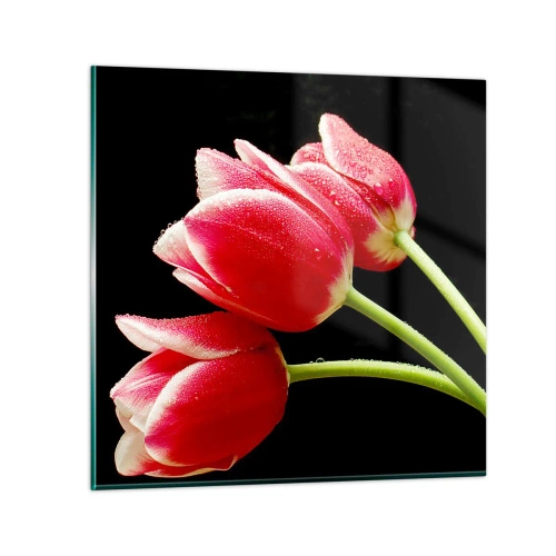 Glass picture - Promise of Pure Love - 30x30 cm