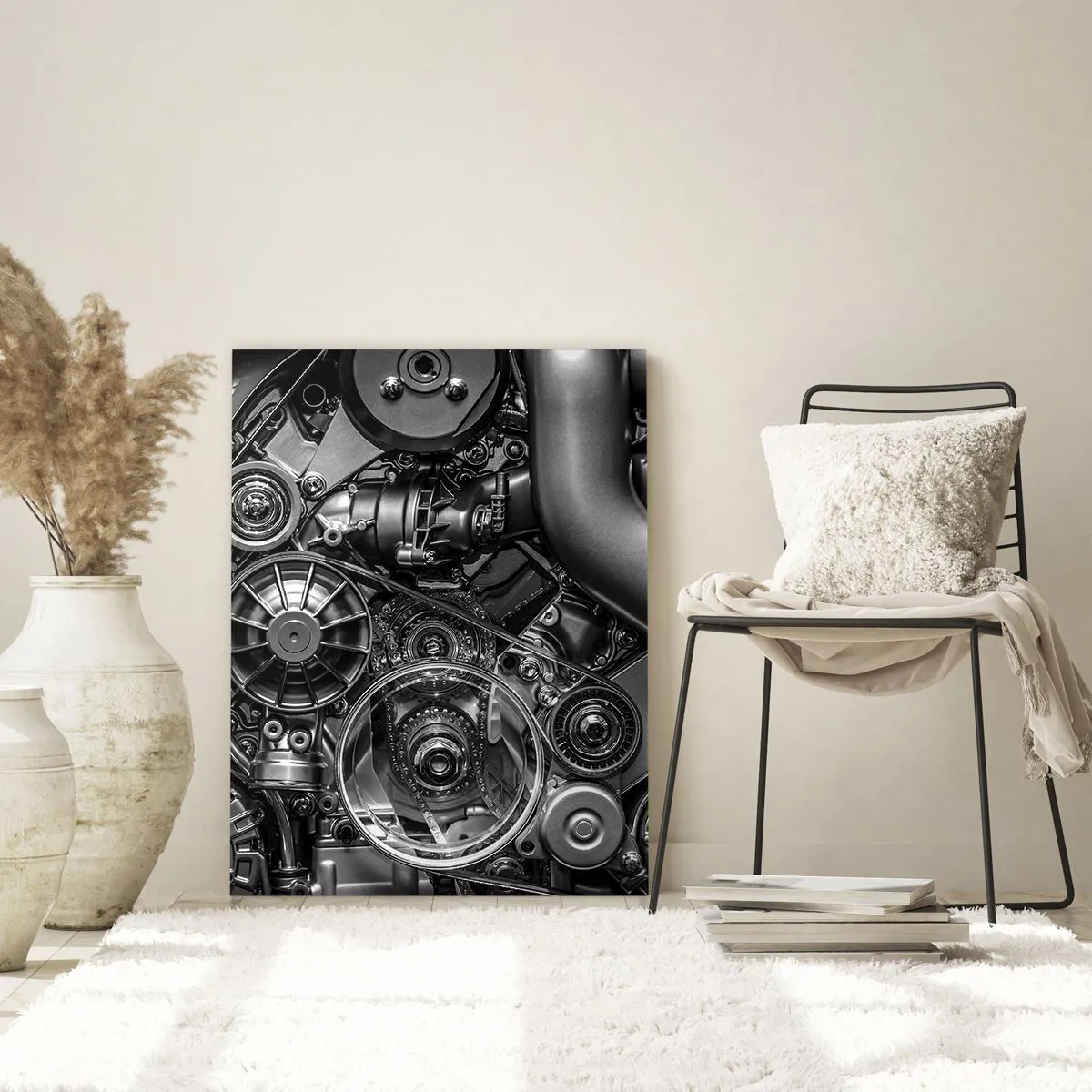 Glass picture - Poetry of Mechanics - 50x70 cm