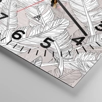 Clock face with numbers