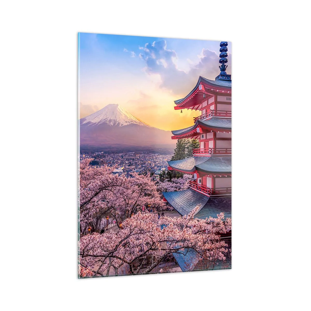Glass picture - The Essence of Japanese Spirit - 50x70 cm