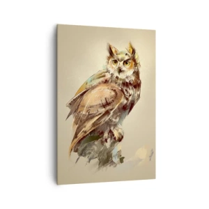 Canvas picture - The Wisest Owl - 70x100 cm