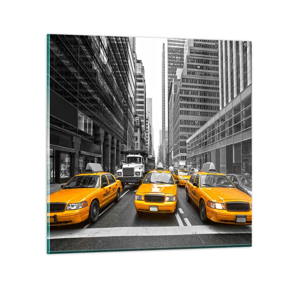 Glass picture - We Paint the City - 70x70 cm