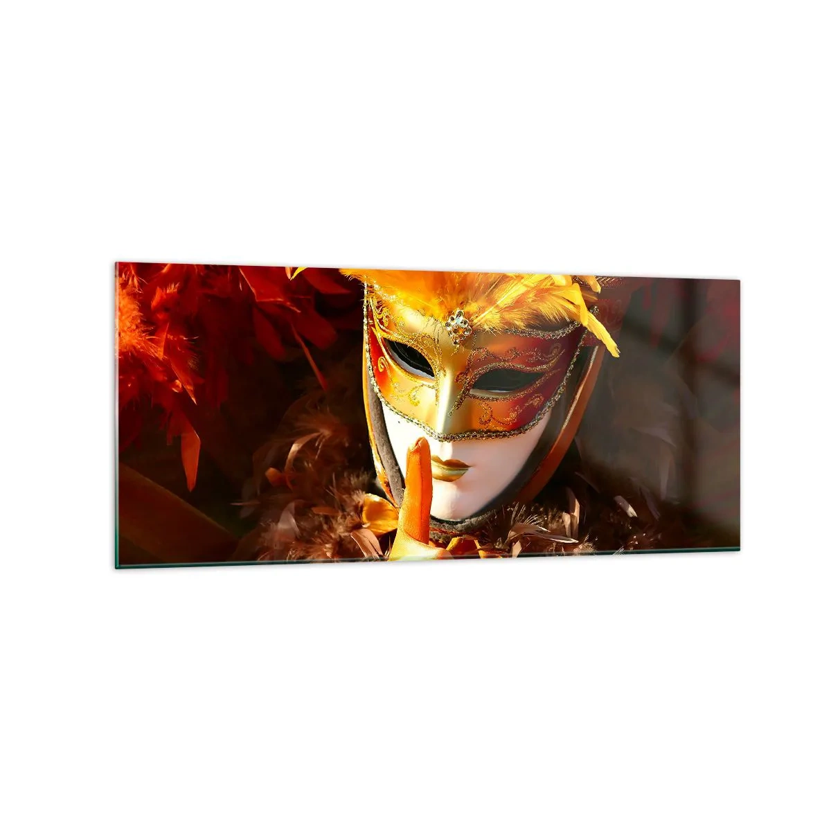 Glass picture - Secret Is Part of the Game - 120x50 cm