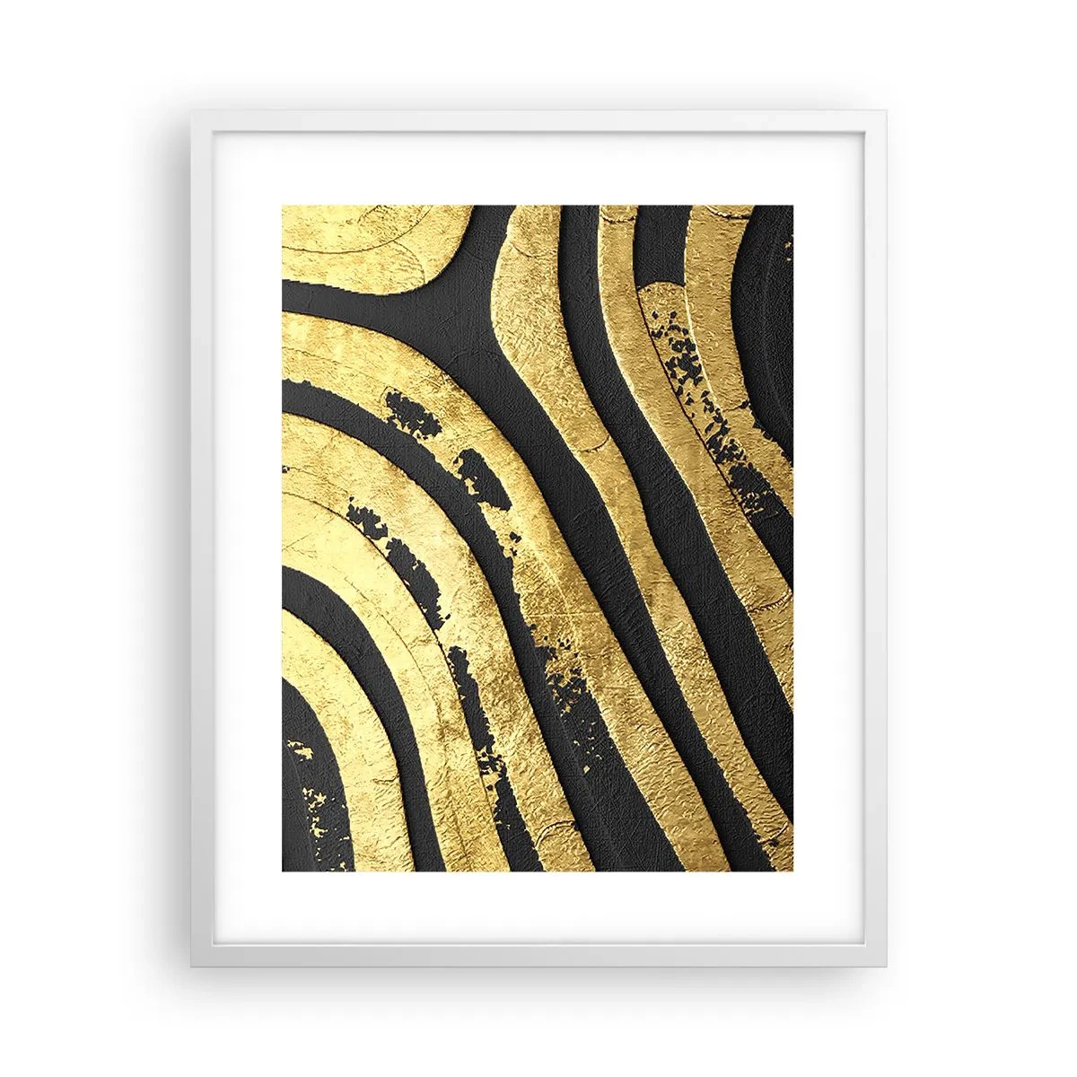 Poster in white frmae - Everything Flows - 40x50 cm