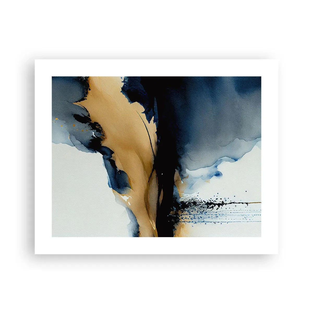 Poster - Behind the Curtain - 50x40 cm