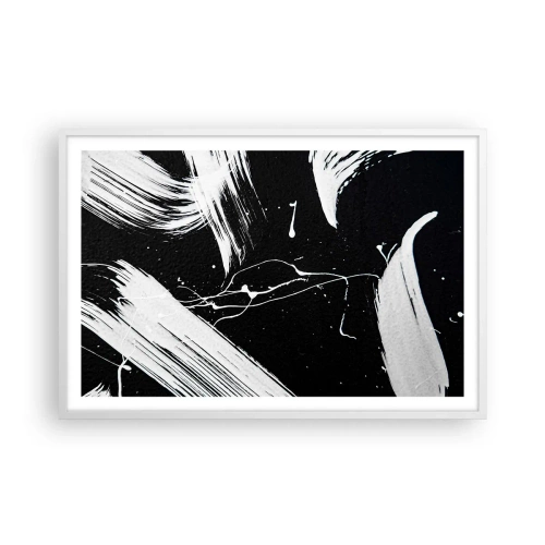 Poster in white frmae - Breaking the Darkness - 91x61 cm