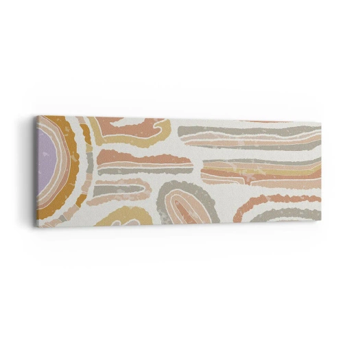 Canvas picture - Colourful Cross-Sections - 90x30 cm