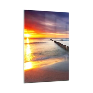Glass picture - Listen to the Silence - 80x120 cm
