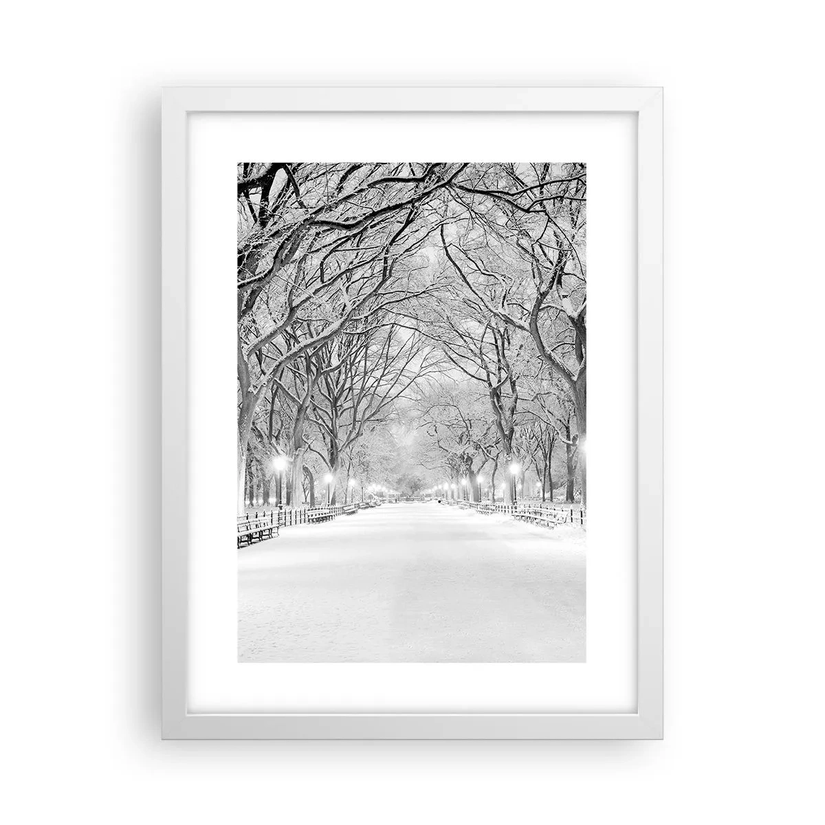 Poster in white frmae - Four Seasons: Winter - 30x40 cm