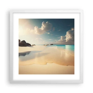 Poster in white frmae - Dream Day - 40x40 cm