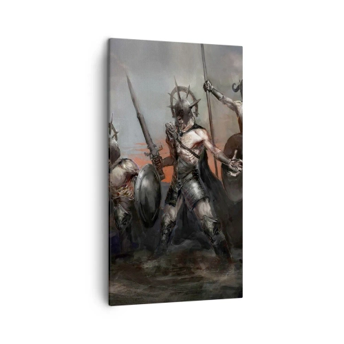 Canvas picture - With Your Shield Or on It - 45x80 cm