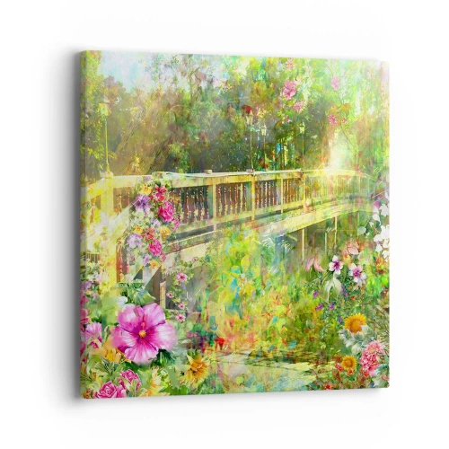 Canvas picture - Bridge of Spring Sighs - 40x40 cm