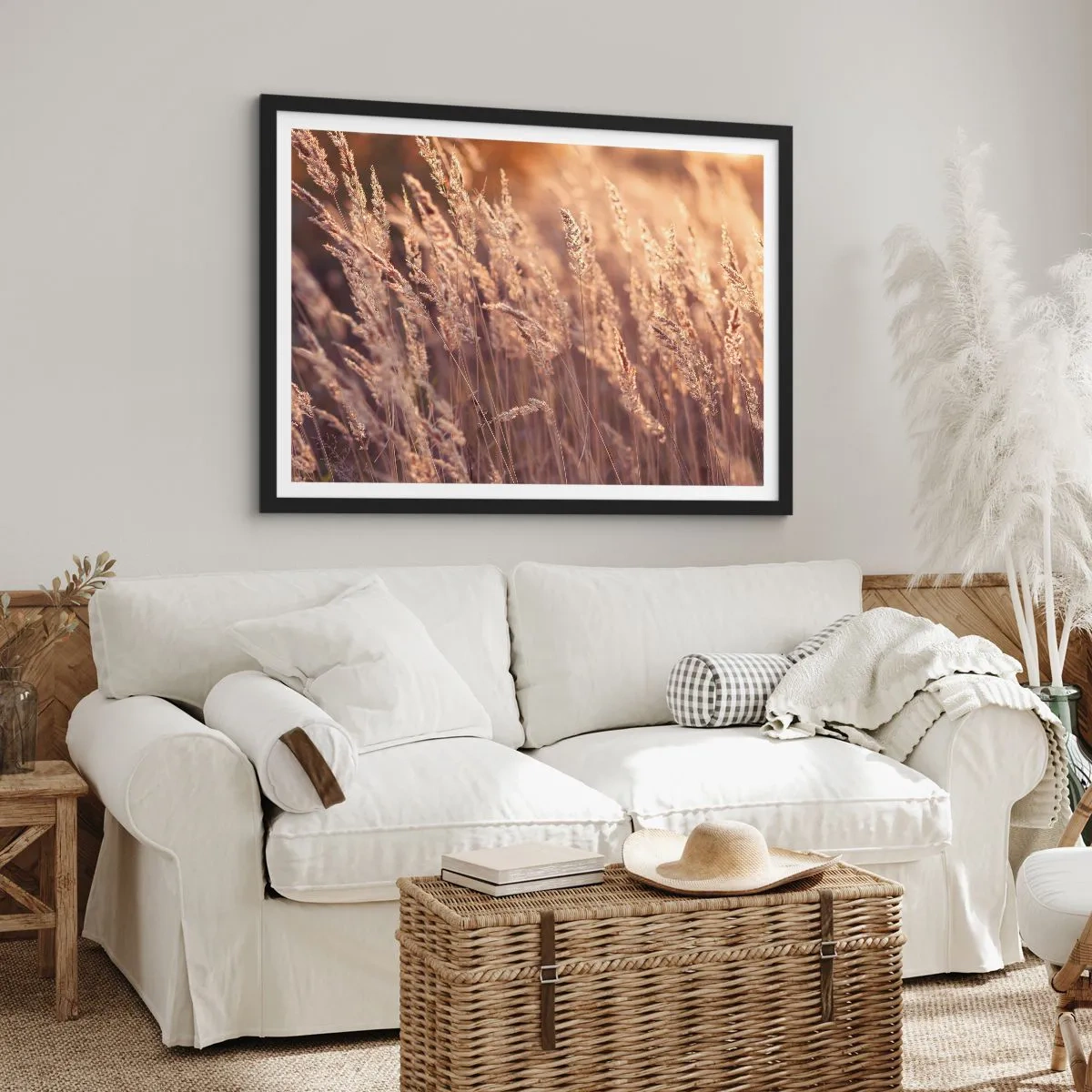 Poster in black frame - Ready to Welcome Autumn - 100x70 cm